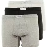 Calvin Klein Boxer Uomo Elasticizzati, nero/grigio/bianco
