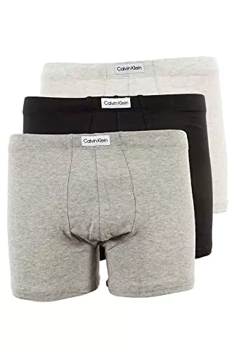 Calvin Klein Boxer Uomo Elasticizzati, nero/grigio/bianco
