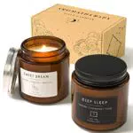 Candele Profumate Idee Regalo Donna, Set Candele Profumate per L'ansia