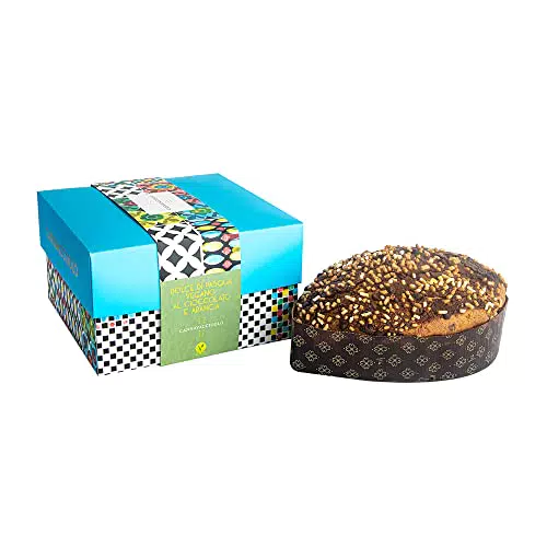 Cannavacciuolo Dolce di Pasqua Vegano Artigianale al Cioccolato Fondente e Arancia, 750g