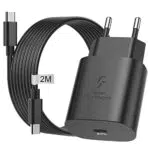 Caricatore USB C Rapido per Caricabatterie Samsung 25W