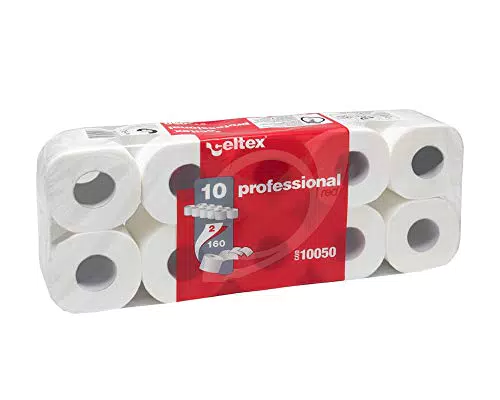 Carta igienica Celtex 160 Strappi 100% pura cellulosa 12 conf. da 10 rotoli