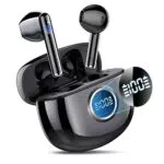 CASCHO Cuffie Bluetooth, Auricolari Bluetooth 5.3 con Bassi Icmmersivi, Incorporato 4 HD Mic, IPX7 Impermeabili, 37H Cuffie Senza Fili con Display LED, Cuffie Wireless per Conferenze, Studio, Viaggi
