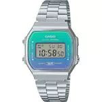 Casio Orologio Casual A168WER-2AEF, acciaio