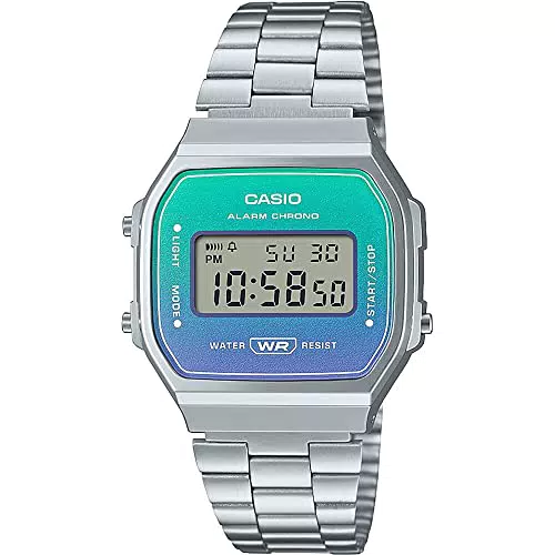 Casio Orologio Casual A168WER-2AEF, acciaio