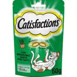 Catisfactions, Snack per Gatto, con Irresistibile Erba Gatta, 6 Confezioni da 60 g