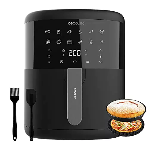 Cecotec 6 L Friggitrice Ad Aria Calda Senza Olio Con Accessori Cecofry Bombastik 6000 Full. 1700 W
