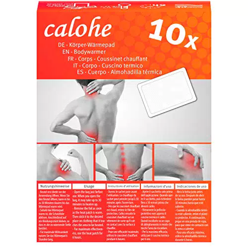 Cerotto termico per schiena, spalle, collo, addome, 10 pezzi