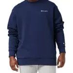 Champion Eco Future Fleece Crewneck, Felpa Uomo, Blu Marino