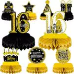 CHENEVER Set di 9 Decorazioni per Il 16° Compleanno