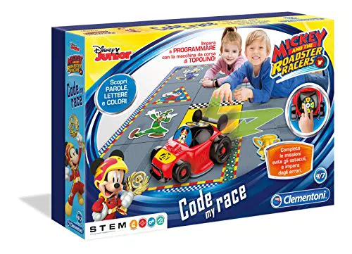 Clementoni 12086 - Topolino Code My Race