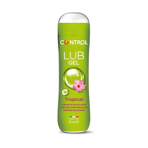 Control Lub Gel Tropical Gel Lubrificante A Base D'Acqua All'Aroma Frutti Tropicali - 100% Made in Italy - 75 Ml