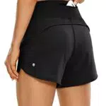 CRZ YOGA Donna Pantaloni Sportivi Corti Allenamento per Il Fitness