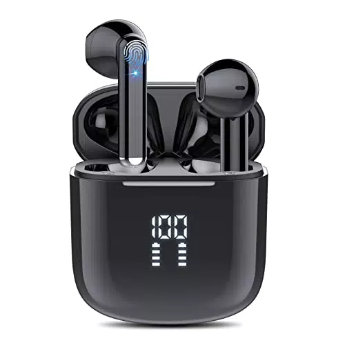Cuffie Bluetooth 5.3, Auricolari Bluetooth con 4 Mic