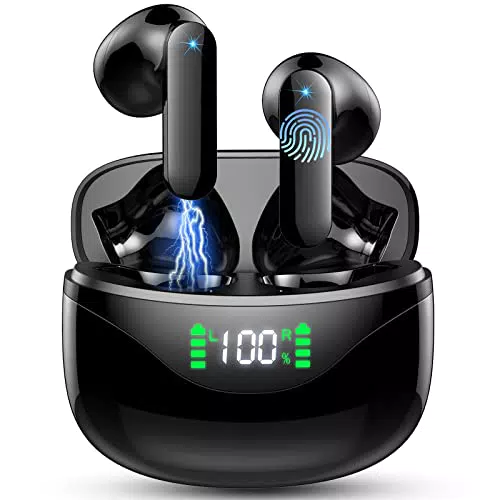 Cuffie Bluetooth, Auricolari Bluetooth 5.3 con HiFi Stereo