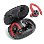 Cuffie Bluetooth Sport, Auricolari Bluetooth 5.3 Stereo HiFi, Dual display LED 45 Ore di Riproduzione Stereo, Controllo Touch, USB-C, IP7 Impermeabile Cuffie Senza Fili