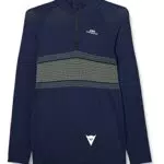 DAINESE Awa Zip 3, Maglia da MTB Uomo, Nero-Iris/Giallo-Tender, S