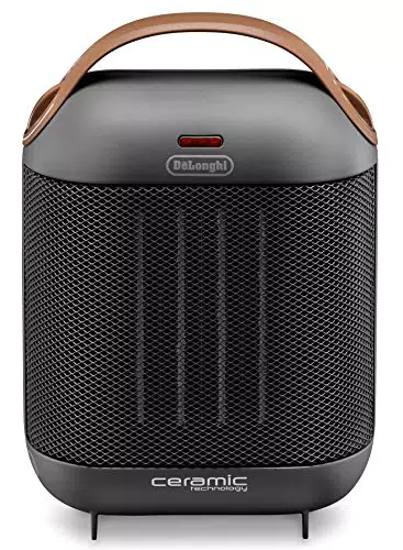 De'Longhi HFX30C18.AG Termoventilatore Capsule da tavolo