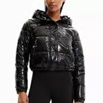 Desigual Padded_KIRKENES, 2002 Anthracite Cappotto Corto Imbottito