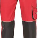 DINOZAVR Hans - Pantaloni da Lavoro in Cotone - Slim Fit - Uomo - Rosso EU46