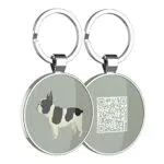 DISONTAG Medagliette per Animali Domestici personalizzate, French Bulldog
