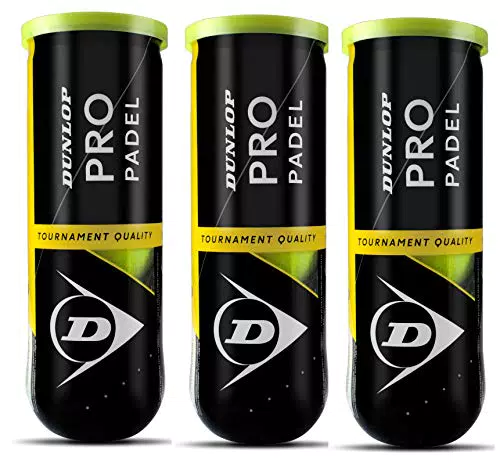 Dunlop Palla PRO Padel (Pack 3 x 3)