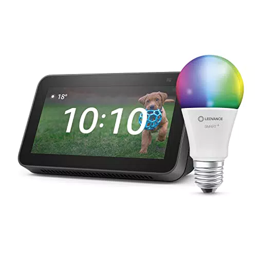 Echo Show 5, Antracite + Ledvance Multicolor