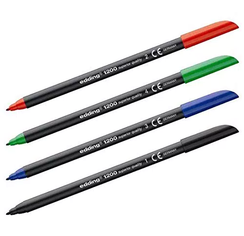 EDDING 1200 ROTULADOR BASE AGUA PUNTA 0.5 10MM NEGRO EDD1200NEG