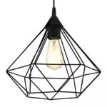 EGLO Lampada a sospensione Tarbes con punto luce vintage in stile retrò