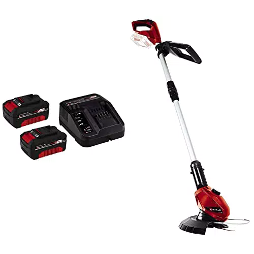 Einhell GE-CT 18 Li-Solo Power Tosaerba a filo cordless X-Change + 2X 3,0 Ah Power X-Change Starter Kit