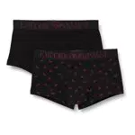 Emporio Armani Sparkle-Fascia Elastica con Logo Confezione da 2 Pezzi