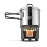 Esbit Fornello a Combustibile Solido con Accessori, Acciaio Inox