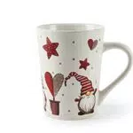 Excelsa Tazza di Natale in ceramica con gnomo
