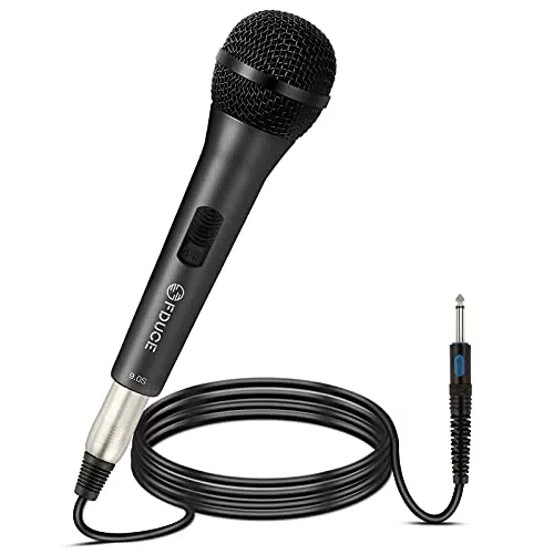 FDUCE 9.0s microfono dinamico cablato, microfono per karaoke vocale con cavo XLR