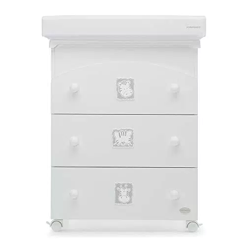 Foppapedretti Babyzoo Bagnetto Fasciatoio, ‎47 x 69 x 89 cm, Bianco
