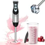 FRESKO Frullatore a immersione 1000 Watt in acciaio inox