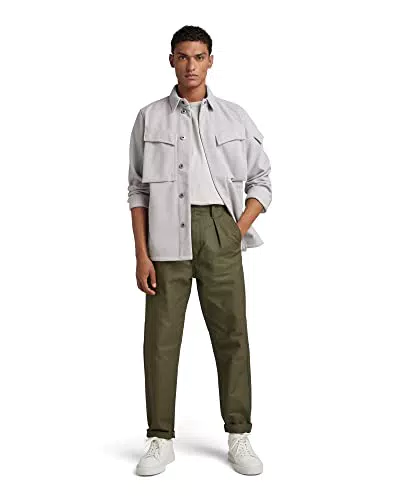 G-STAR RAW Unisex Mysterious Overshirt Uomo, Grigio
