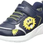 Geox B Sprintye Boy B, Sneakers Bambini e ragazzi, Blu/Giallo