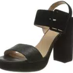 Geox Donna D Gerbera High E Sandali Donna, Nero