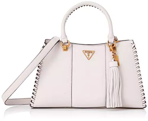 Guess Kaoma Satchel, Borsa con Manico Donna, Pietra