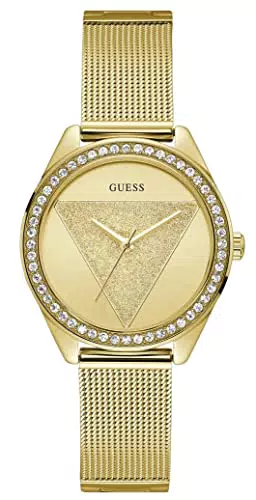 Guess Orologio Analogico Quarzo Donna con Cinturino in Acciaio Inox W1142L2