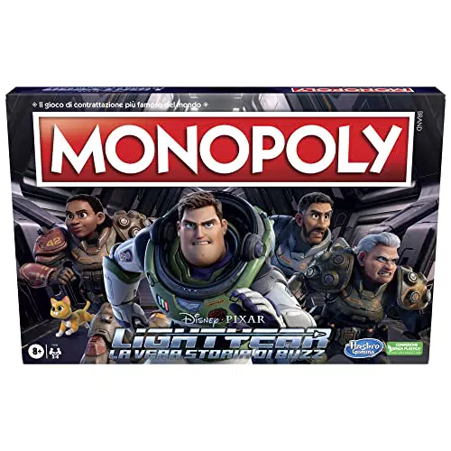 Hasbro Gaming Monopoly Edizione Lightyear Di Disney Pixar