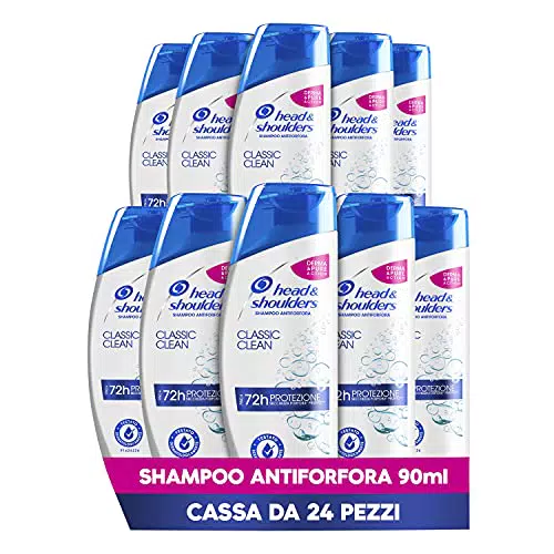 Head & Shoulders Shampoo Antiforfora Classic Clean, 24 x 90ml