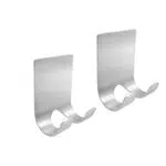 HEALIFTY 2pcs in acciaio inox porta rasoio gancio appendiabiti accappatoio asciugamano appendiabiti per cucina bagno