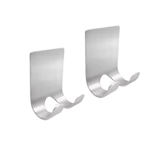 HEALIFTY 2pcs in acciaio inox porta rasoio gancio appendiabiti accappatoio asciugamano appendiabiti per cucina bagno