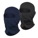 HIKARO Marchio Amazon 2 Pezzi Passamontagna Blu Scuro Maschera per Uomini e Donne - Protezione da Sci