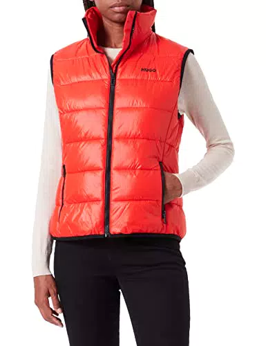 HUGO Fandicia -1 Giacca smanicata piumino, Medium Red612