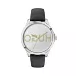 HUGO Orologio Analogico Quarzo Donna con Cinturino in Pelle 1540045