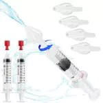 ITALSOLUTIONS Kit Lavaggio Nasale Bambini e Adulti - Made in Italy - 2 Siringhe 2 Tappini 4 Olive Nasali per Lavaggi Neonato