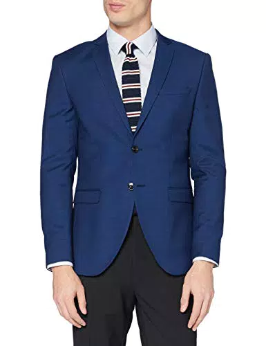 JACK & JONES JPRSOLARIS Blazer Noos, Blu, 56 Uomo